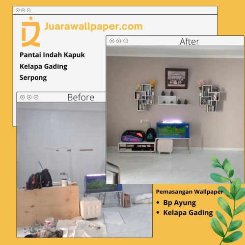 Project PEMASANGAN WALLPAPER BPAYUNGKELAPA GADING 1